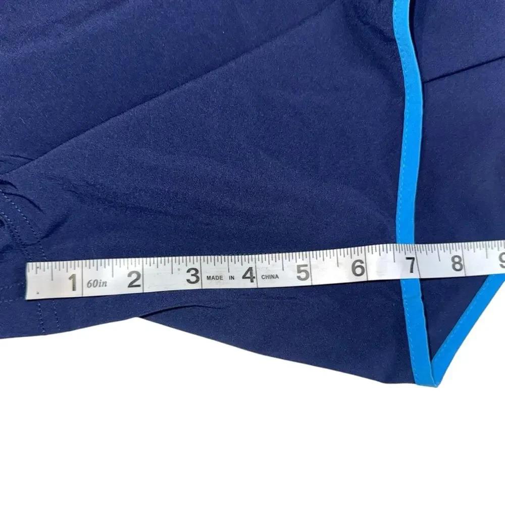 NWOT Bonobos Stargazer Curved Hem 7 Inch Inseam Blue Swim Trunks XXL
